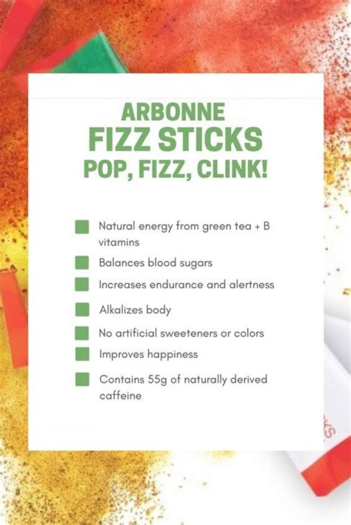 Are Arbonne fizz sticks healthy?