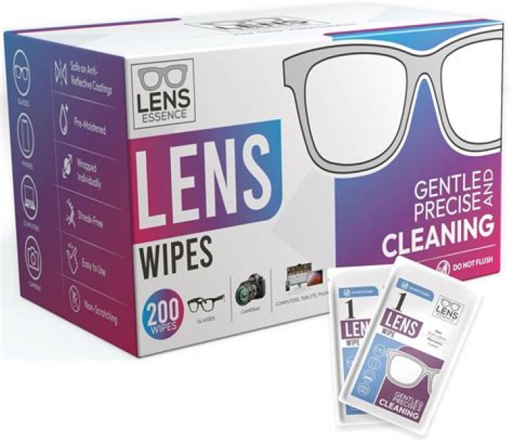 Are lens cleaning wipes safe?