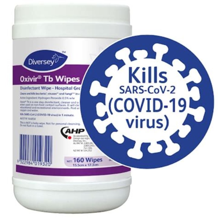 Are Oxivir TB wipes safe?