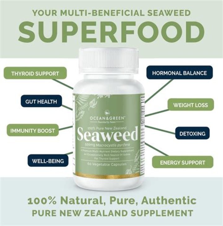 Are seaweed supplements good for you?
