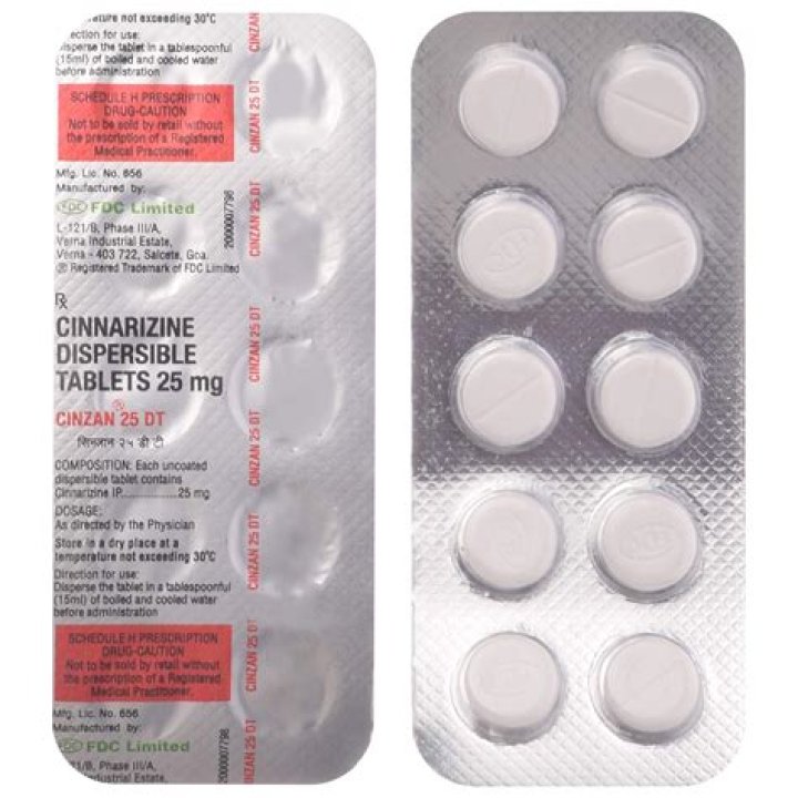 Can cinnarizine be bought over the counter