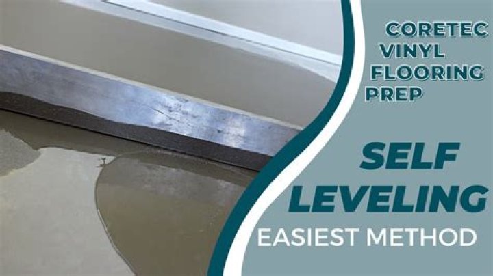 Can floor leveler be painted