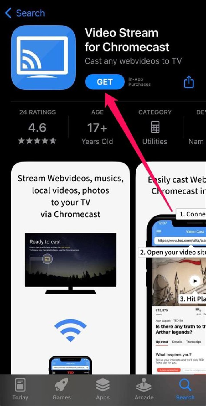 Can I stream to Chromecast from iPhone?