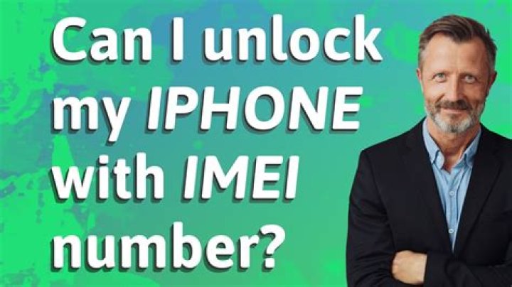 Can I unlock my iPhone with IMEI number?