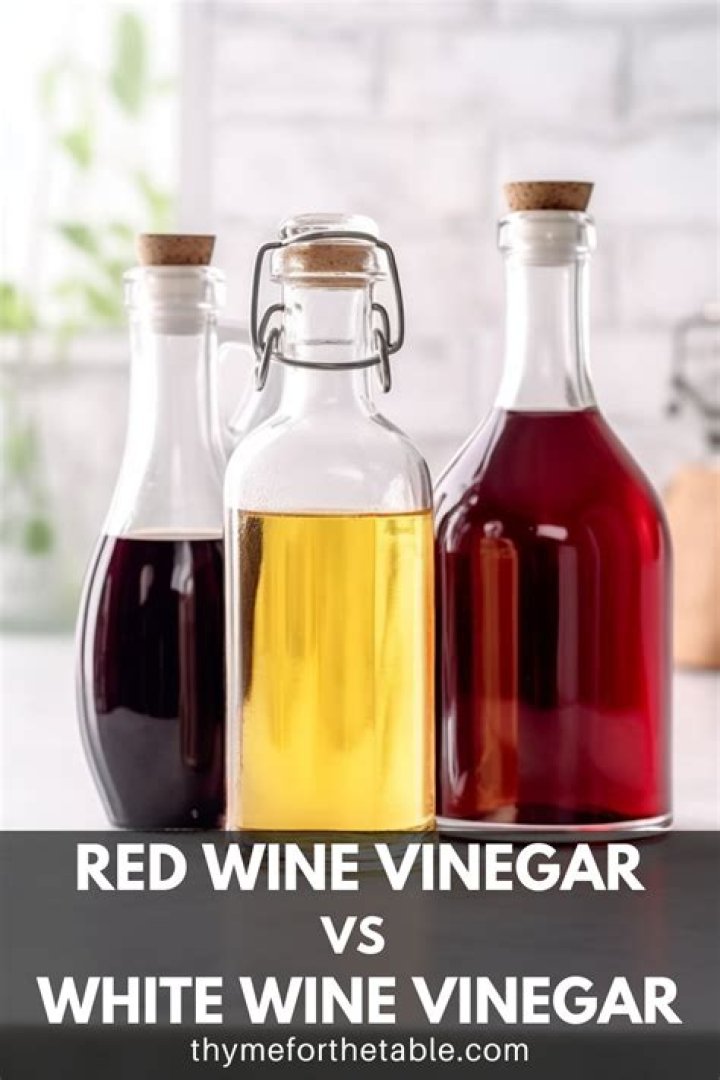 Can I use white wine vinegar instead of red wine vinegar