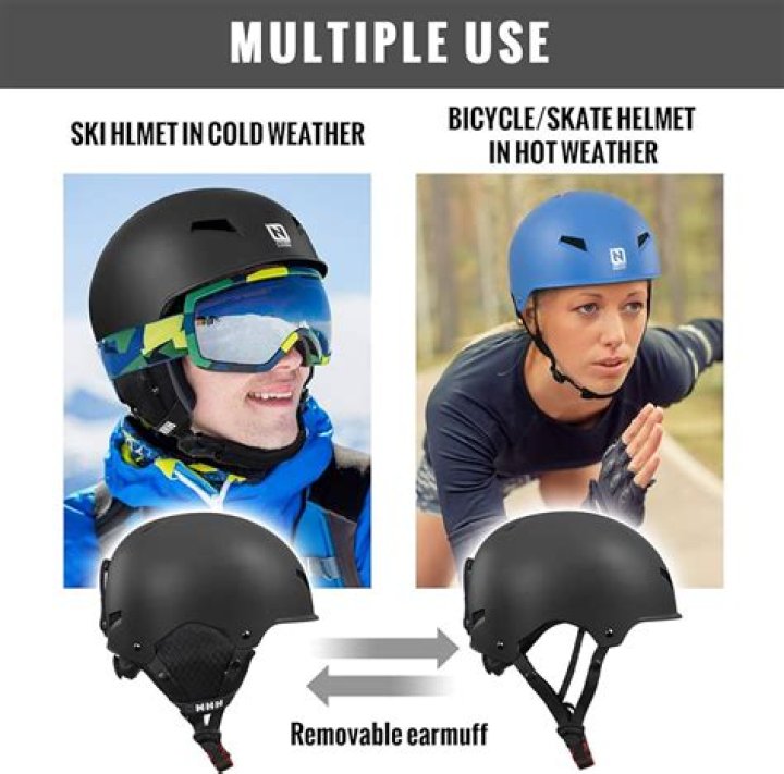 Can Skate helmets be used for skiing?