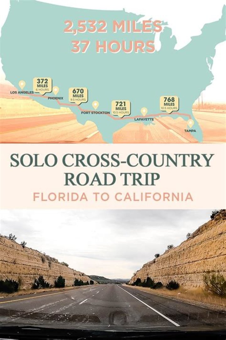 Can you do a cross country road trip in 3 weeks?