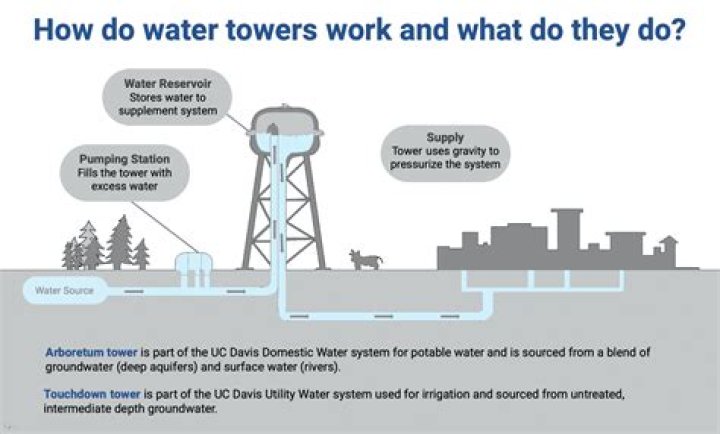 Can you drink water from a water tower?