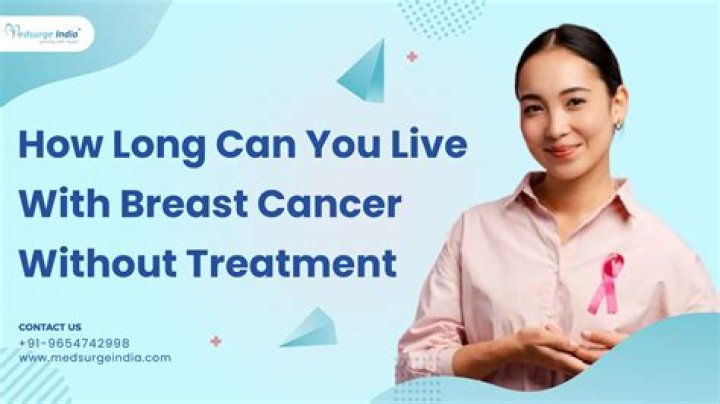 Can you live with breast cancer for years?