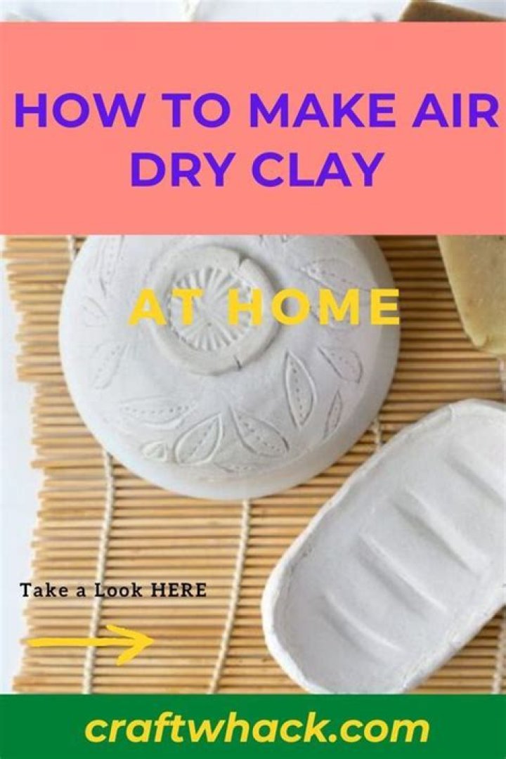 Can you make air dry clay at home?