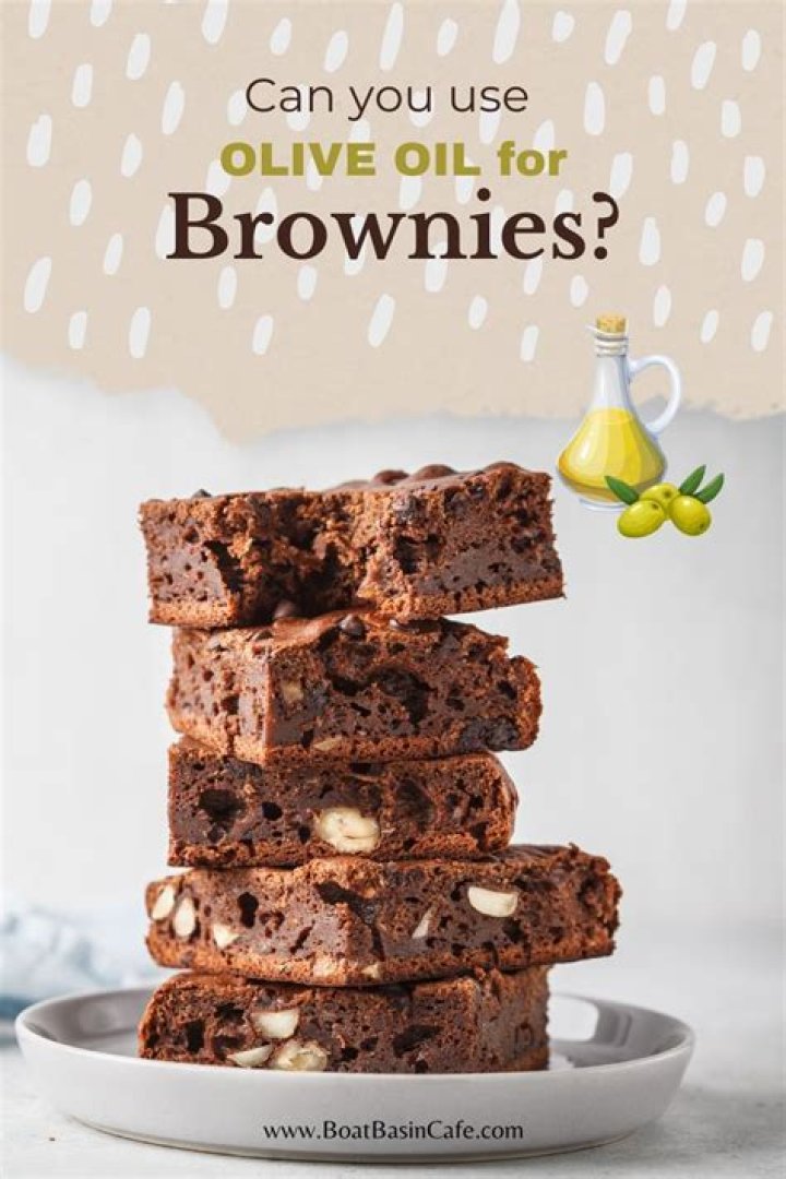 Can you replace vegetable oil with olive oil for brownies?