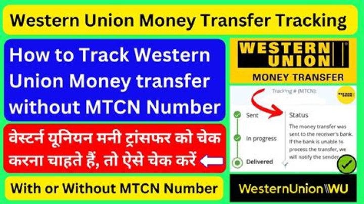 Can you track a Western Union money order?