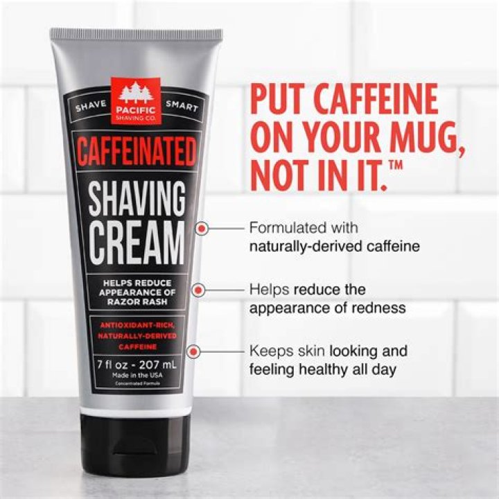 Does caffeinated shaving cream work?
