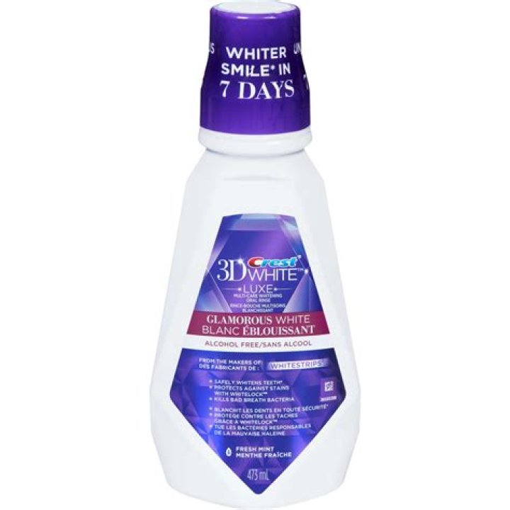 Does Crest 3d White mouthwash kill germs