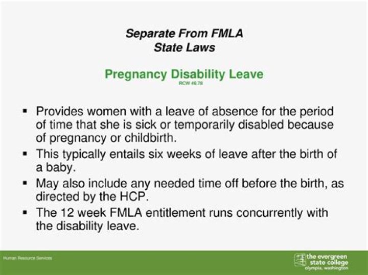 Does FMLA cover pregnancy disability?