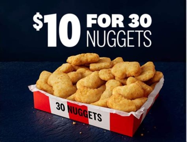 Does Mcdonalds have 50 piece chicken nuggets for 10 dollars?