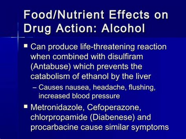 Does metronidazole cause disulfiram reaction?