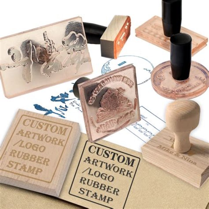 How are rubber stamps manufactured?