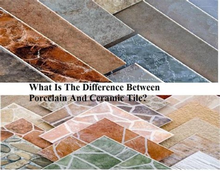 How can I tell the difference between porcelain and ceramic tile?