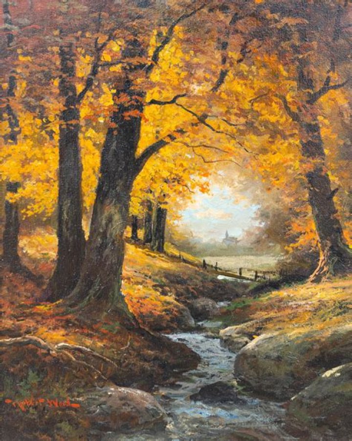 How can you tell if a Robert Wood painting is real?