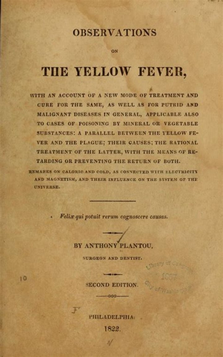 How did they treat the yellow fever?