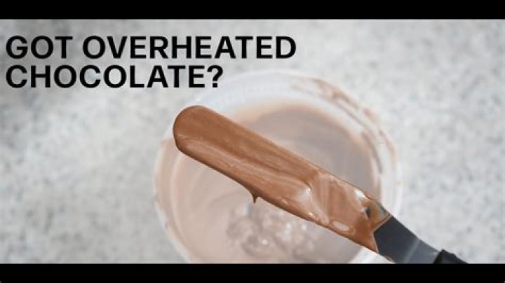 How do I bring back my overheated chocolate?