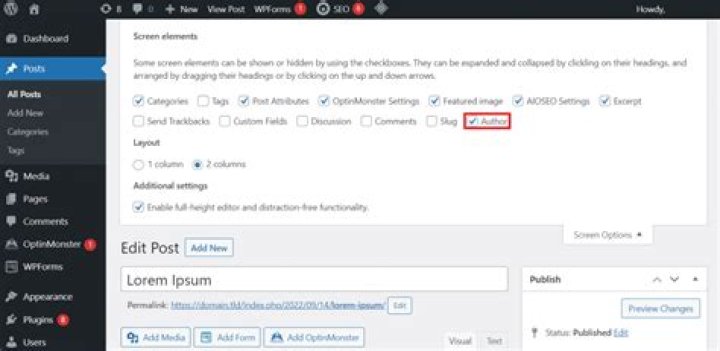 How do I change the install directory in WordPress