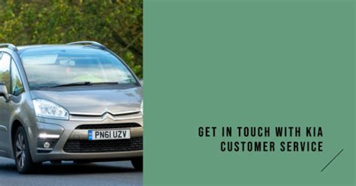 How do I contact Kia customer service?