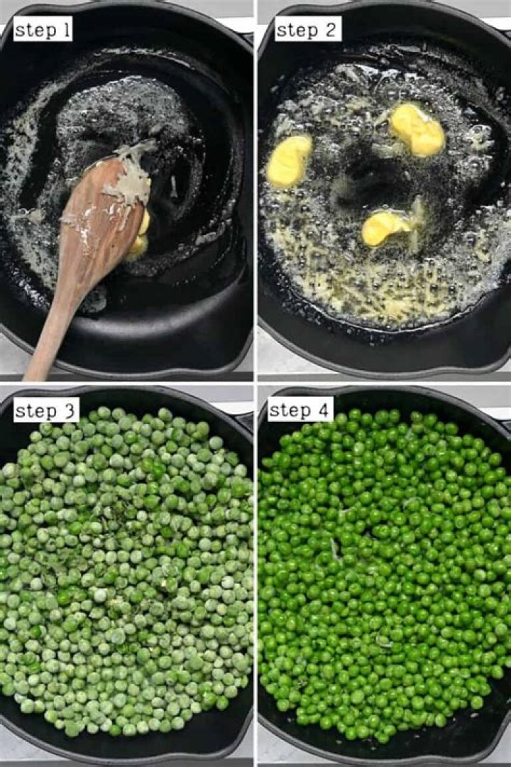 How do I cook frozen peas in a pressure cooker?