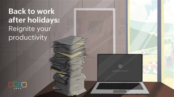 How do I cope with going back to work after holiday?