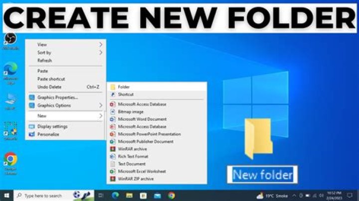 How do I create a folder without name in Windows 10?