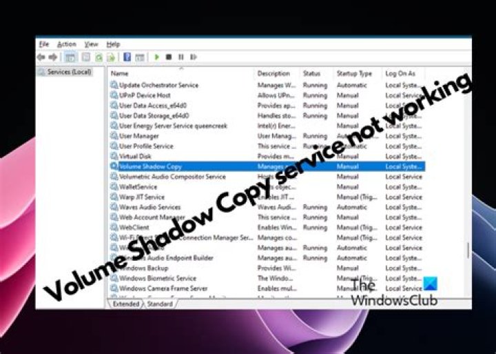 How do I create a shadow copy in Windows Server 2012