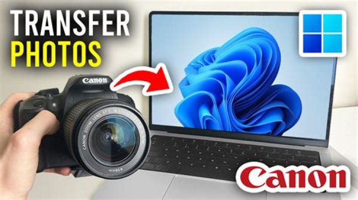 How do I download pictures from my Canon camera to my computer?