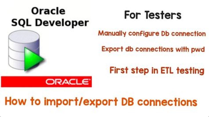 How do I find connection details in SQL Developer?