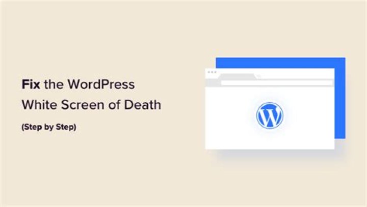 How do I fix the white screen of death in WordPress?
