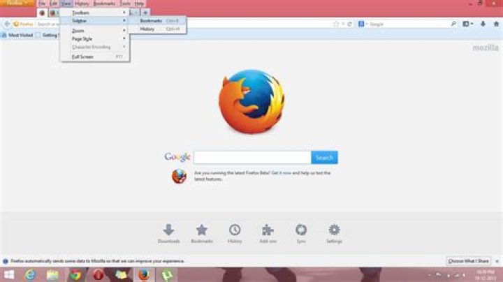 How do I get my Firefox icon back?