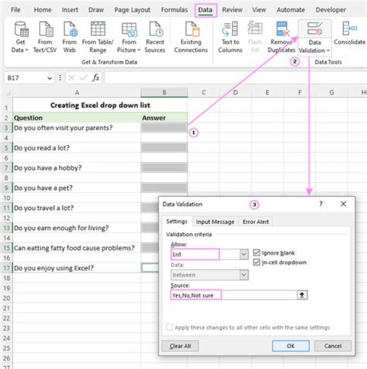 How do I get TRIM option in Excel?
