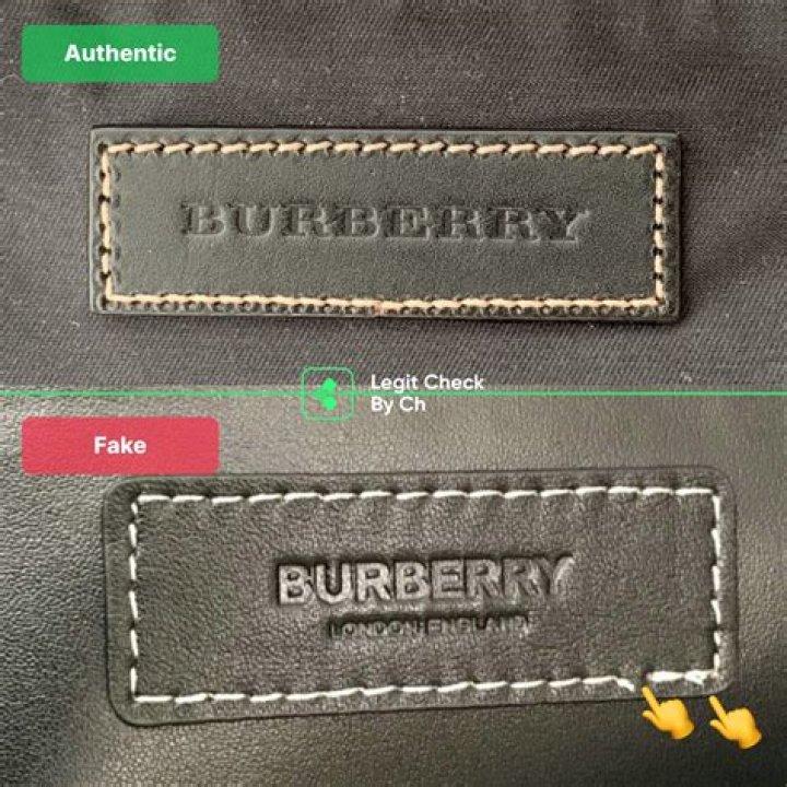 How do I know if my Burberry bag is real?