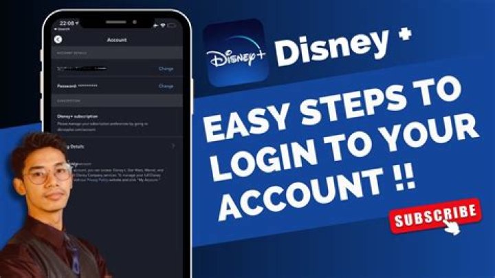 How do I log into my Disney account?
