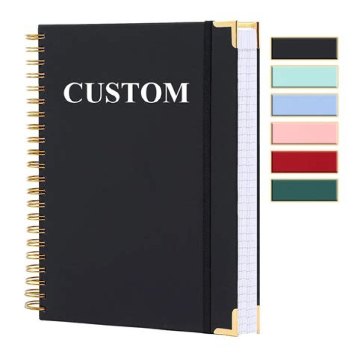 How do I make a custom spiral notebook?