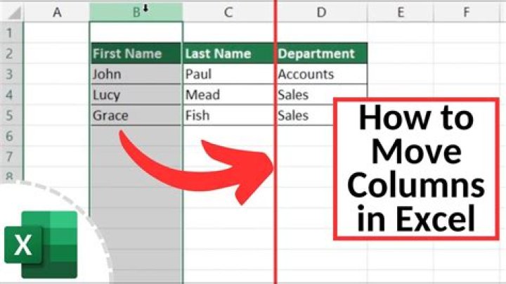 How do I move a comment to a column in Excel?