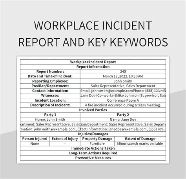 How do I report a problem in the workplace?