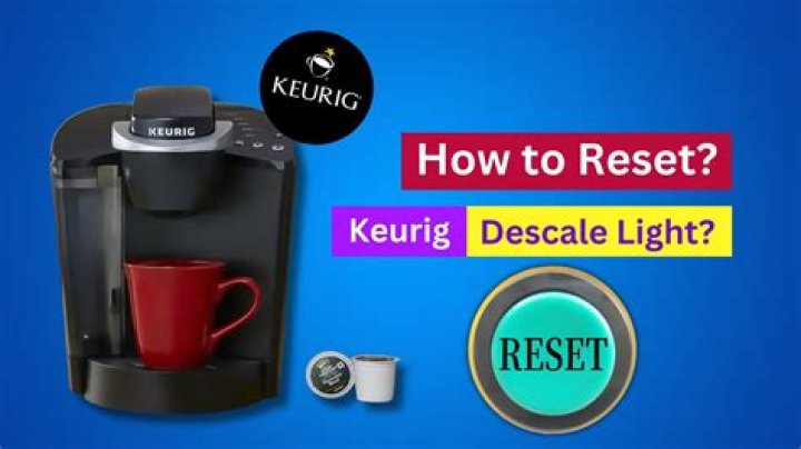 How do I reset my Cuisinart Keurig?