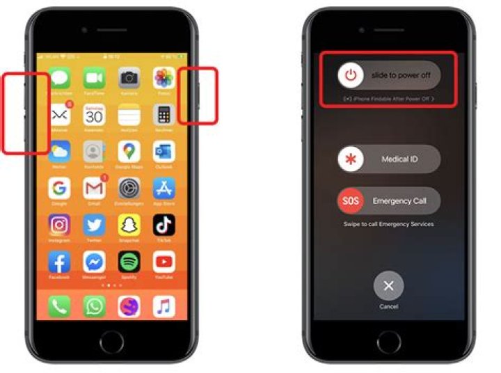 How do I restart my iPhone if my lock button doesnt work?