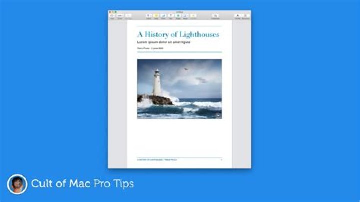 How do I save a Pages document as a JPEG on a Mac?