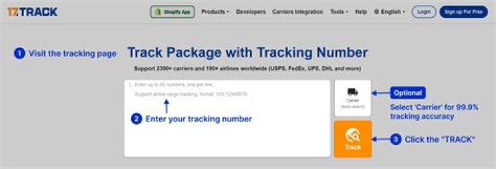 How do I track my RL carrier?