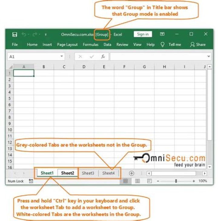 How do I turn off group edit mode in Excel