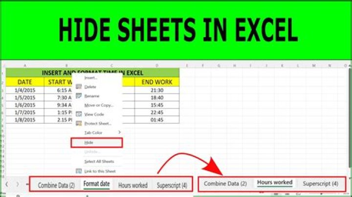 How do I unhide all sheets in Excel macro?