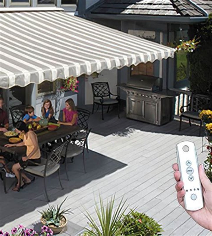 How do SunSetter awnings work?