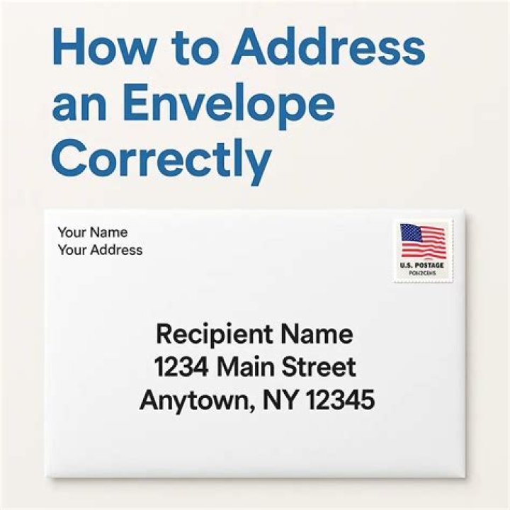 How do you address a self addressed envelope?
